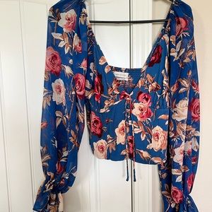 Urban Outfitters Floral Blouse